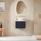 Crosswater Mada 500 Drawer Unit with Worktop in Deep Indigo Blue