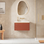 Crosswater Mada 700 Drawer Unit with Basin in Soft Clay, No Tap Hole