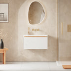 Crosswater Mada 700 Drawer Unit with Basin in Matt White, No Tap Hole