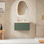 Crosswater Mada 700 Drawer Unit with Basin in Sage Green, 1 Tap Hole