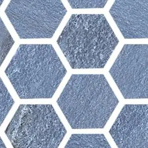 Fioranese Marmorea Intensa Azul Bahia mosaico exa swatch