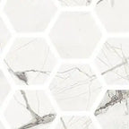 Fioranese Marmorea Intensa Bianco Luce mosaico exa swatch