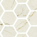 Fioranese Marmorea Intensa Venato Caramel mosaico exa swatch