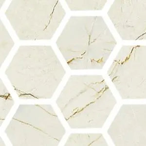 Fioranese Marmorea Intensa Venato Caramel mosaico exa swatch