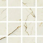 Fioranese Marmorea Intensa Venato Caramel mosaico 5x5 swatch