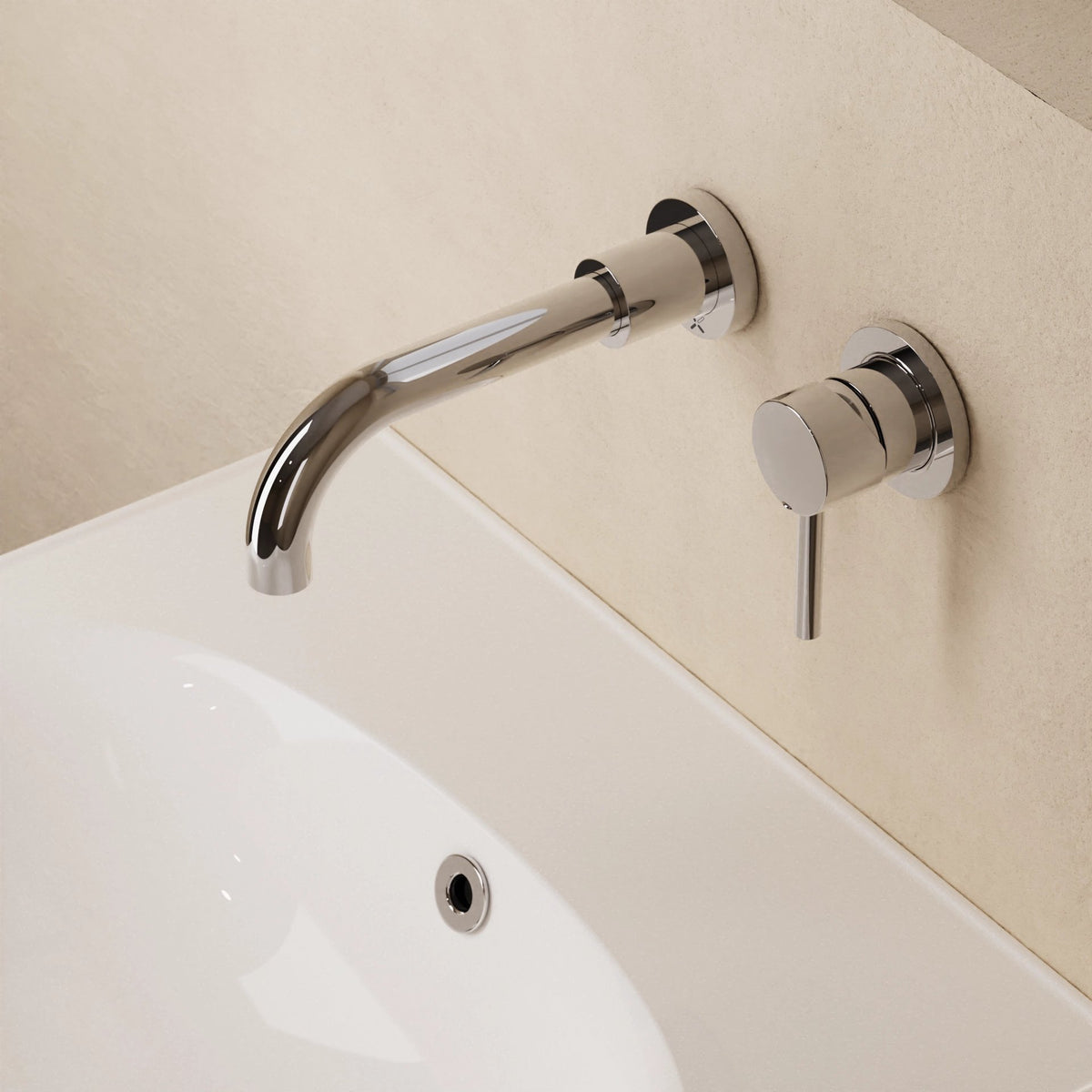 Crosswater Fusion Basin 2 Hole Set Wall Mounted