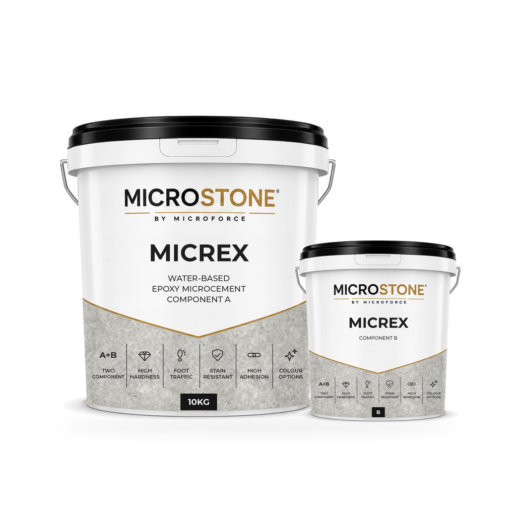 Micrex Water-Based Epoxy Microcement – Microstone pack