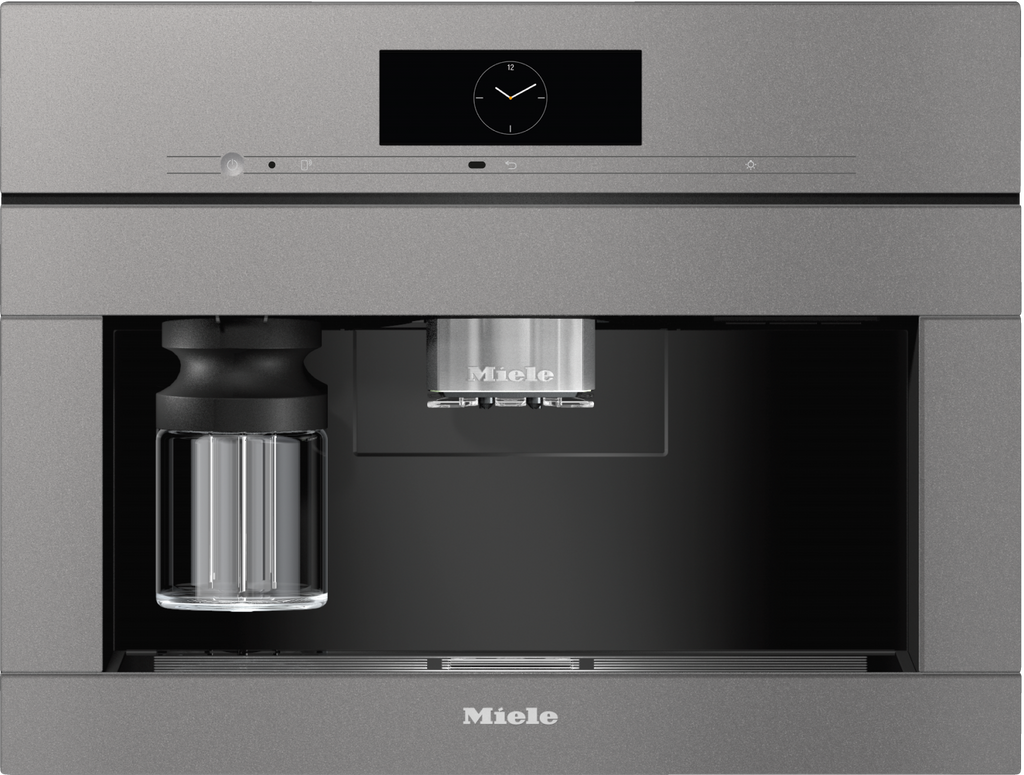 Miele CVA 7845 built-in bean-to-cup coffee machine with DirectWater, graphite grey