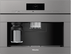 Miele CVA 7845 built-in bean-to-cup coffee machine with DirectWater, graphite grey