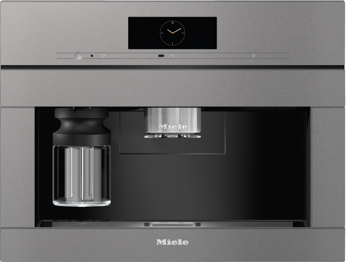 Miele CVA 7845 built-in bean-to-cup coffee machine with DirectWater, graphite grey