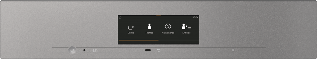 Miele CVA 7845 built-in bean-to-cup coffee machine with DirectWater, graphite grey – view 2