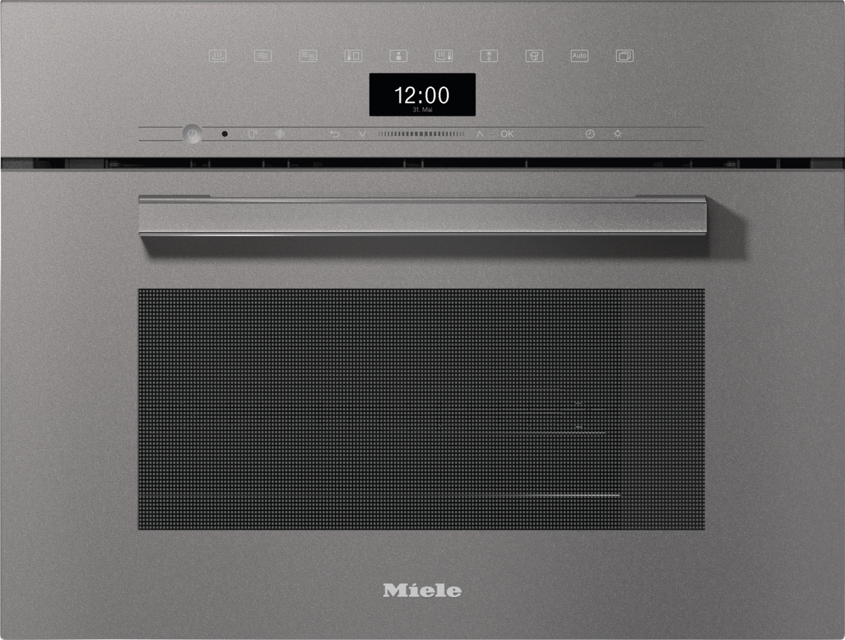 Miele DGM 7440 steam oven with microwave, graphite grey