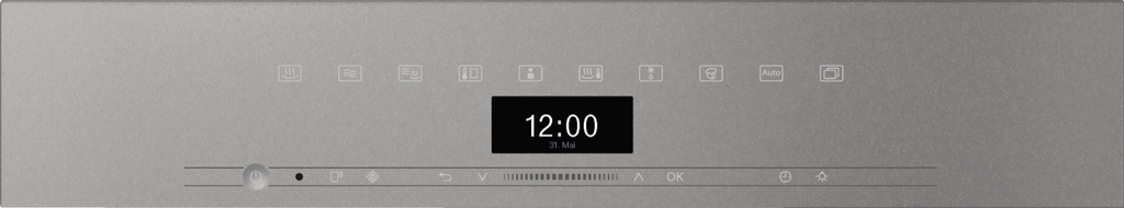 Miele DGM 7440 steam oven with microwave, graphite grey – view 2