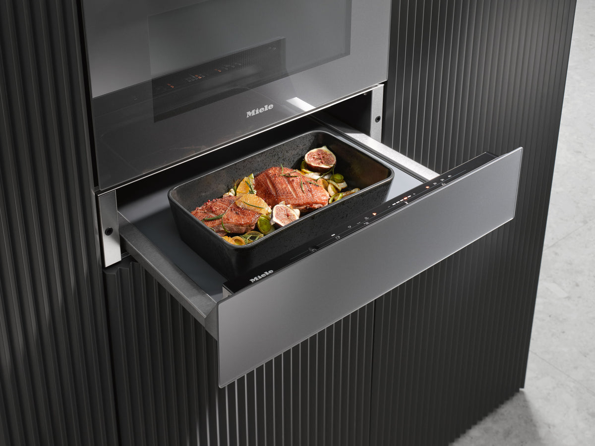 Miele ESW 7010 14 cm gourmet warming drawer, graphite grey – view 3