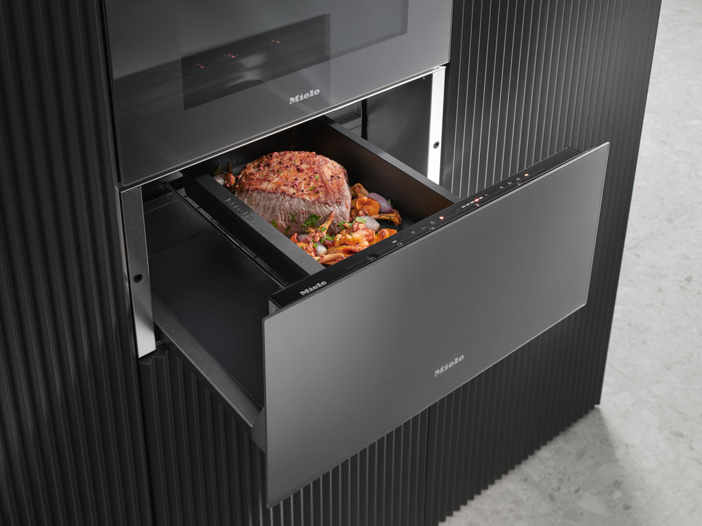 Miele ESW 7020 29 cm gourmet warming drawer, graphite grey – view 2