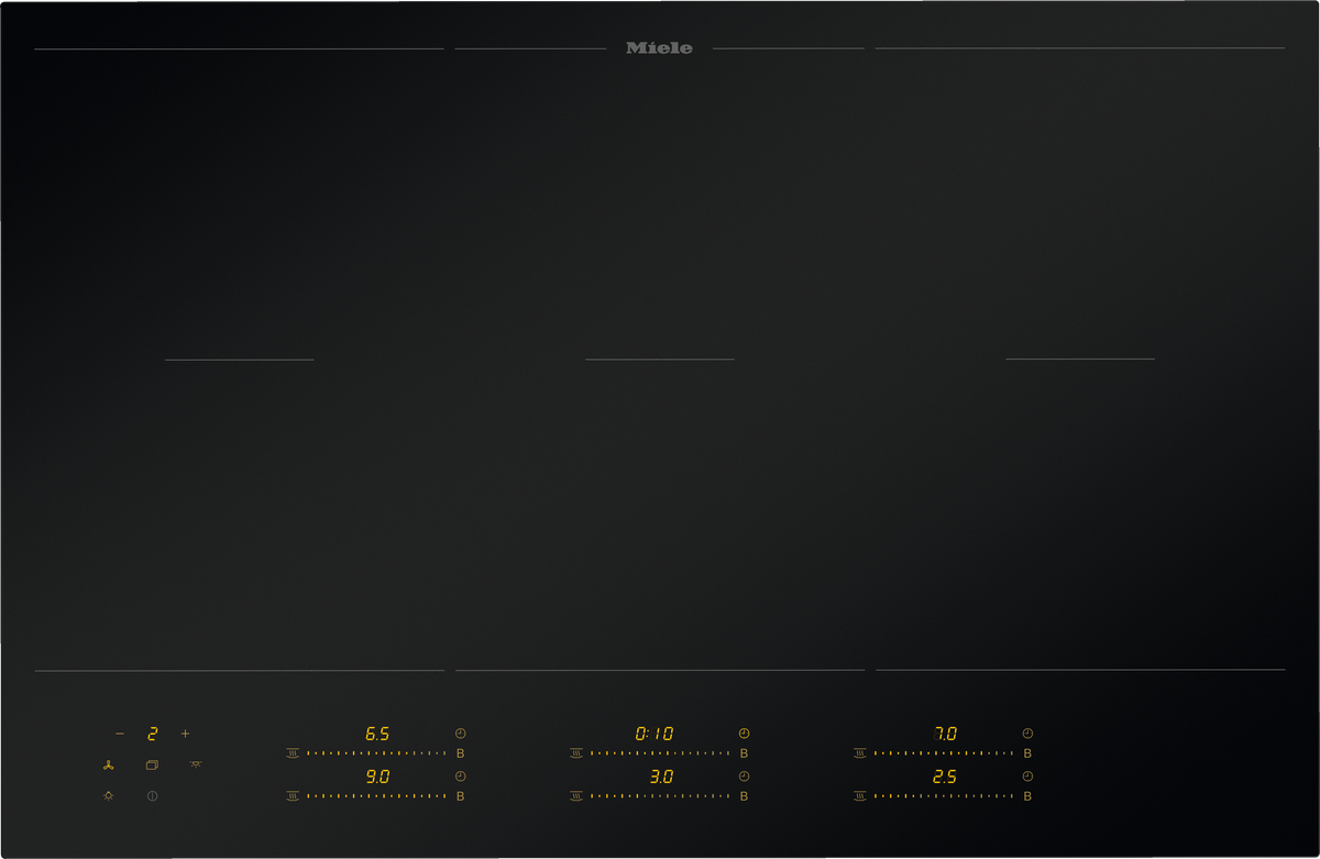 Miele KM 8585-2 FL MattFinish 80 cm induction hob, matt black