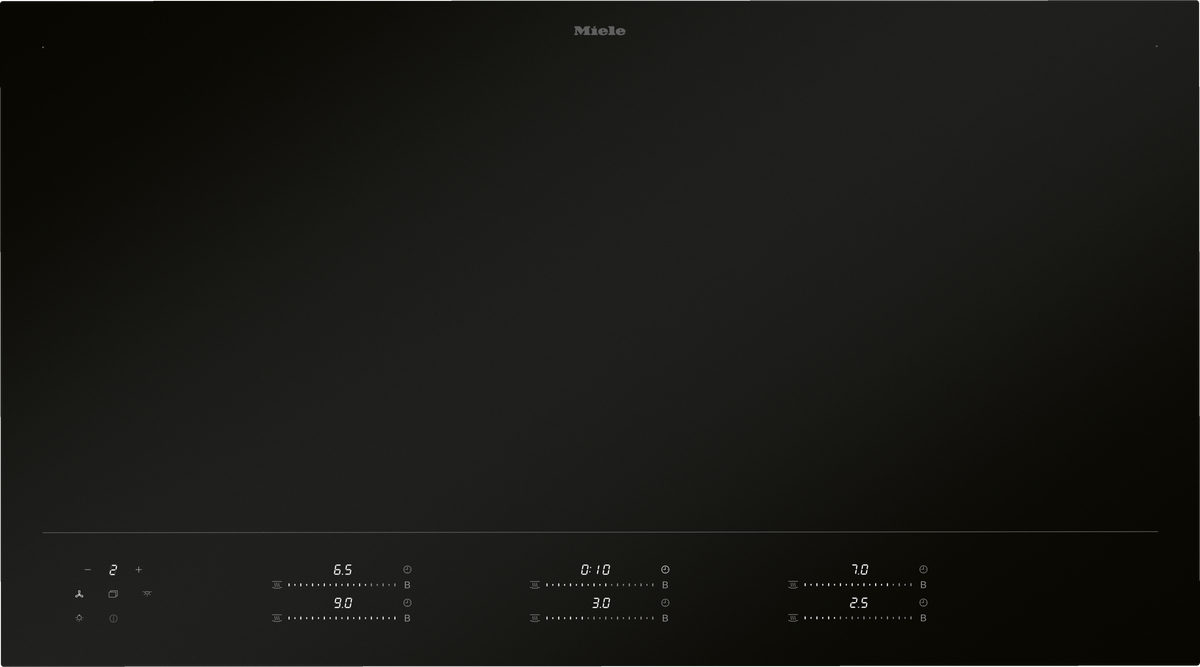 Miele KM 8695-2 FL MattFinish 93.6 cm full-surface induction hob, matt black