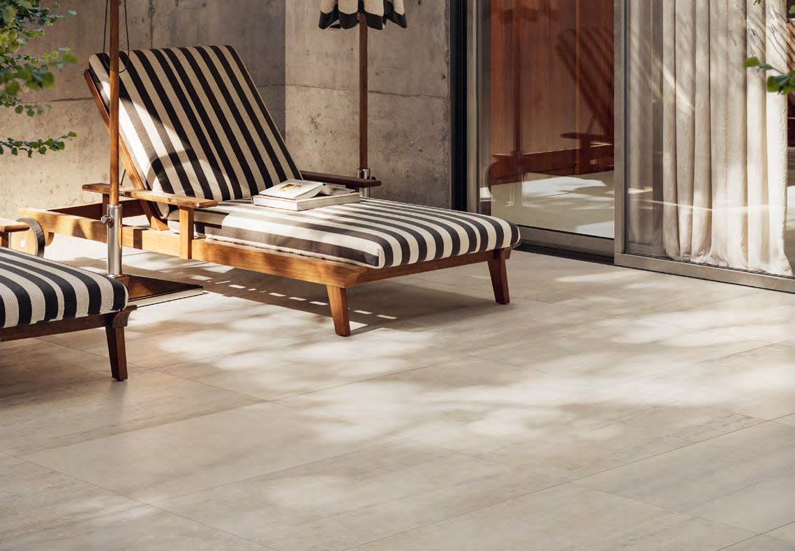 Coem Milano Sublime Lume gresX2 20mm outdoor porcelain paving, laid installation