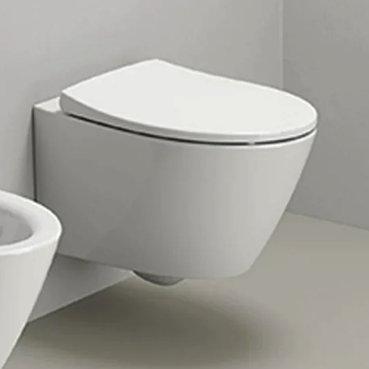 GSI Modo 52/F Wall Hung WC Pan With Swirlflush 520 x 370mm  & Soft Close Seat