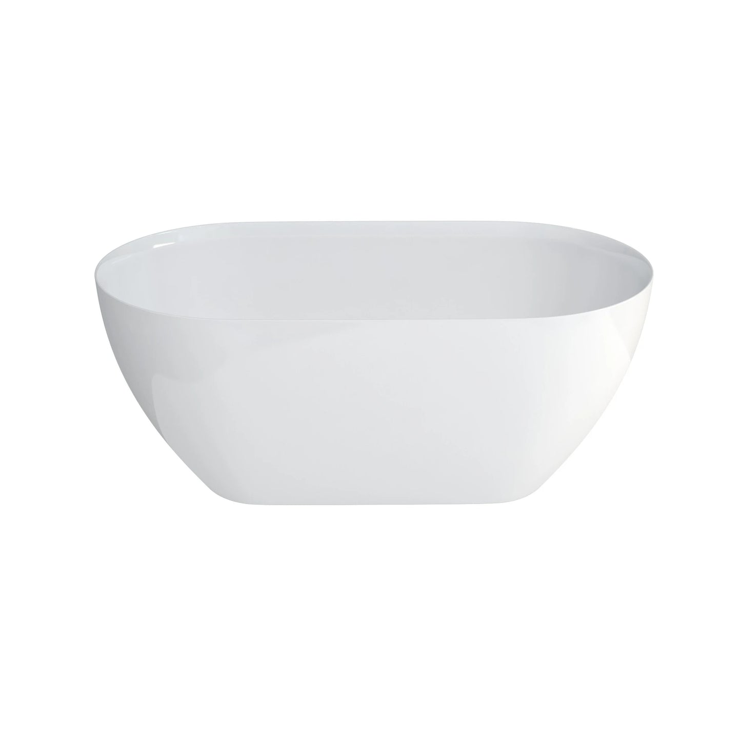 Crosswater MPRO freestanding bath in gloss white, grande 1690 x 800 mm