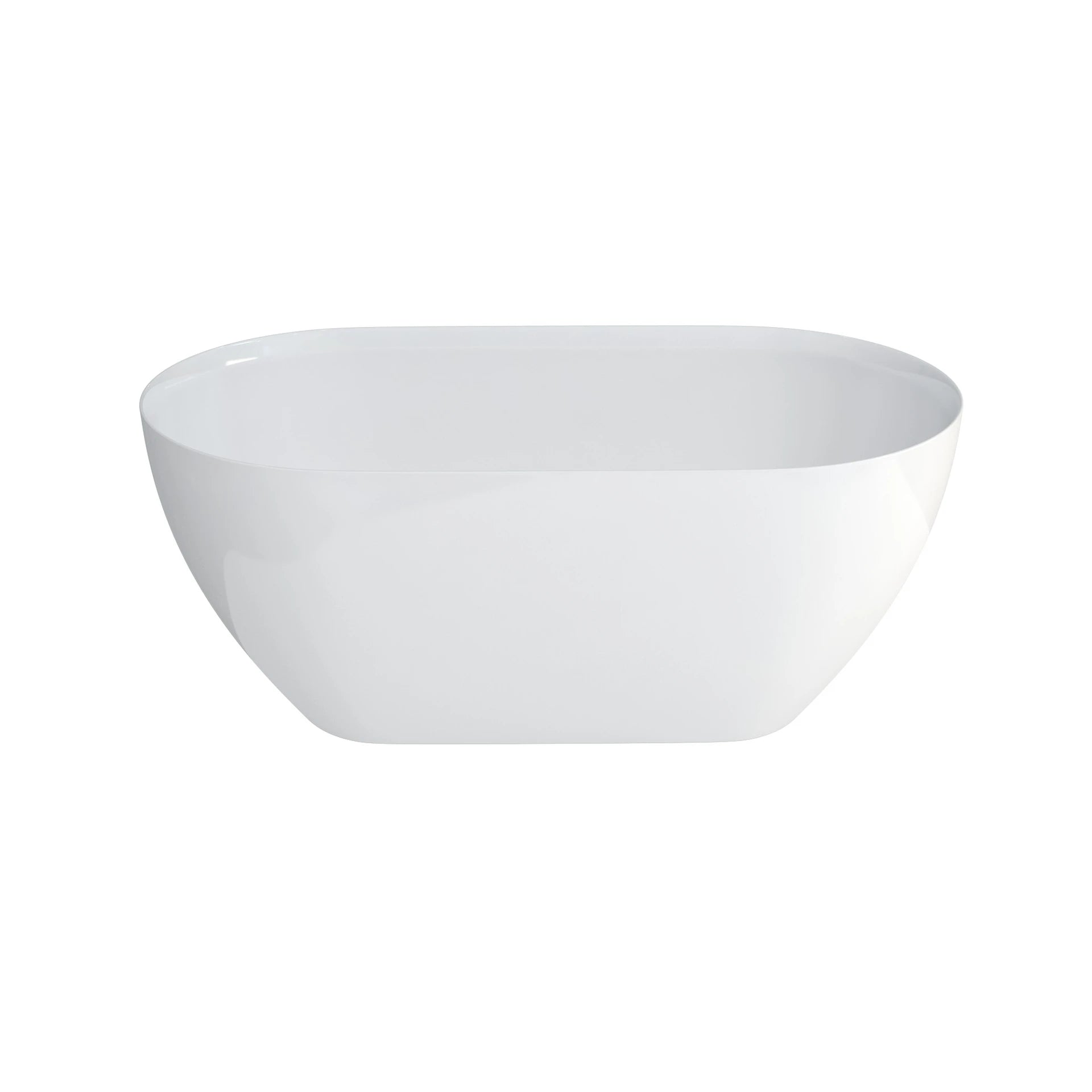 Crosswater MPRO freestanding bath in gloss white, grande 1690 x 800 mm