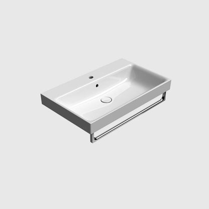 GSI Nubes X 80 x 50 Single Wall Mounted Basin ( Matt Black or Matt White )