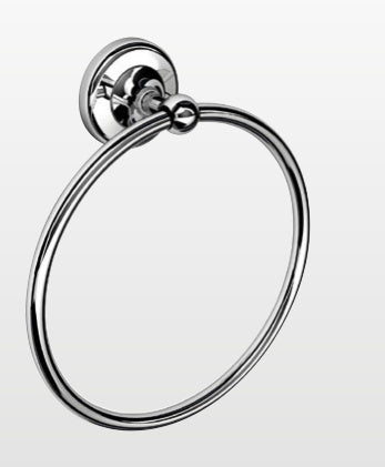 Origins Living Albany Towel Ring in Chrome