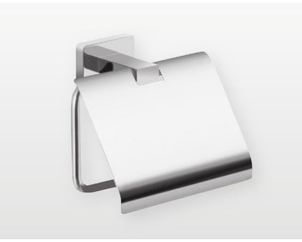 Origins Living Atena Toilet Roll Holder with Flap in Chrome