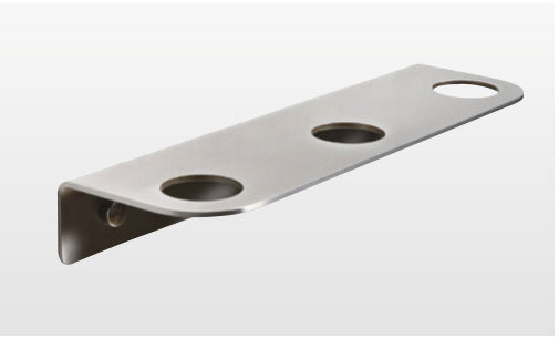 Origins Living Bottle Holder 3-Hole in Brushed Stainless Steel