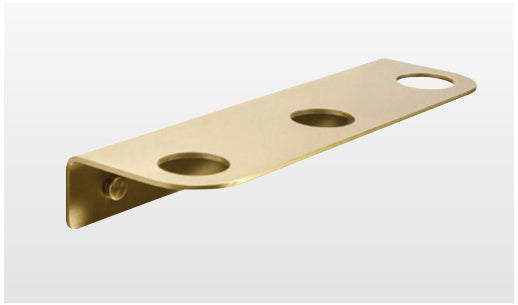 Origins Living Bottle Holder 3-Hole in Brushed Brass