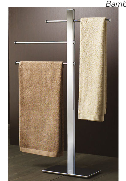 Origins Living Bridge Towel Stand in Chrome