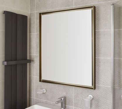 Origins Living Brooklyn Mirror in a bathroom setting