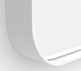 Origins Living City Rectangular Mirror in Matt White