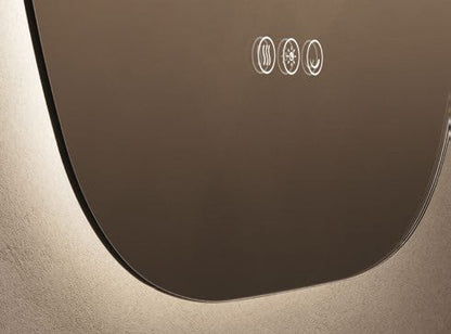 Origins Living Claris Barrel LED Mirror detail