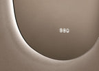Origins Living Claris Curve Oblong LED Mirror detail