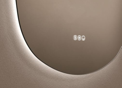 Origins Living Claris Curve Oblong LED Mirror detail