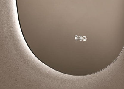 Origins Living Claris Curve Oblong LED Mirror detail