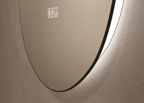 Origins Living Claris Curve Oblong LED Mirror detail