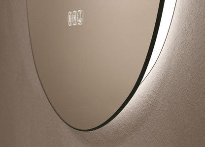 Origins Living Claris Curve Oblong LED Mirror detail