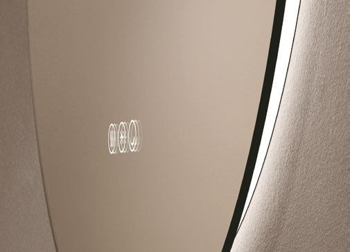 Origins Living Claris Round LED Mirror detail