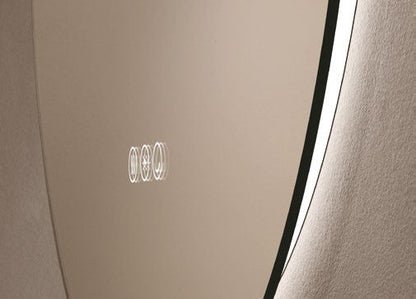 Origins Living Claris Round LED Mirror detail