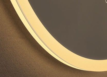 Origins Living Cleo Round LED Mirror detail