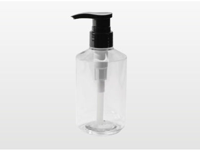 Origins Living Dispenser Bottle 300ml & Pump in Clear / Matt Black