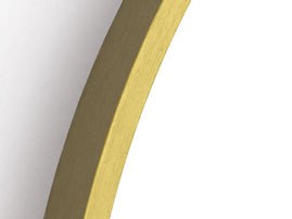 Origins Living Docklands Arch Mirror in Brushed Brass