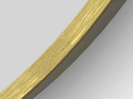 Origins Living Docklands Capsule Mirror in Brushed Brass