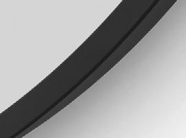 Origins Living Docklands Capsule Mirror in Matt Black