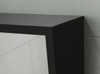 Origins Living Docklands Inclusive Angled Mirror in Matt Black
