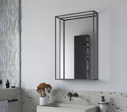 Origins Living Docklands Mirror with Shelf in a bathroom setting