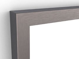Origins Living Docklands Rectangular Mirror in Gunmetal
