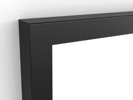 Origins Living Docklands Rectangular Mirror in Matt Black